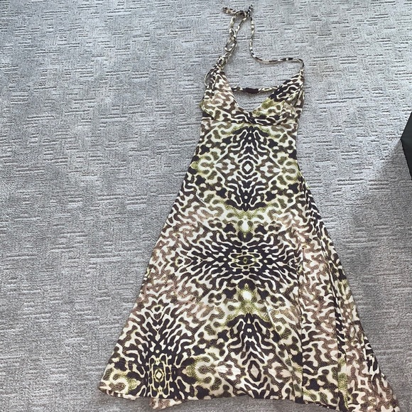 Low Back Halter Just Cavalli Dress - Picture 1 of 4